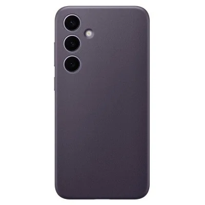 Cover Samsung S24 Vegan Leather Case &ndash; Dark Violet